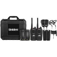 Uniden XTRAK 50 2-TP 5w 80Ch Tradies Handheld Radio Pack Smart